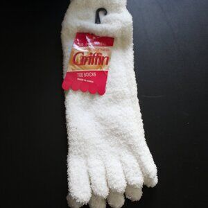 Absolute Softness Griffin Toe Socks - Adult One Size Fits All - NEW